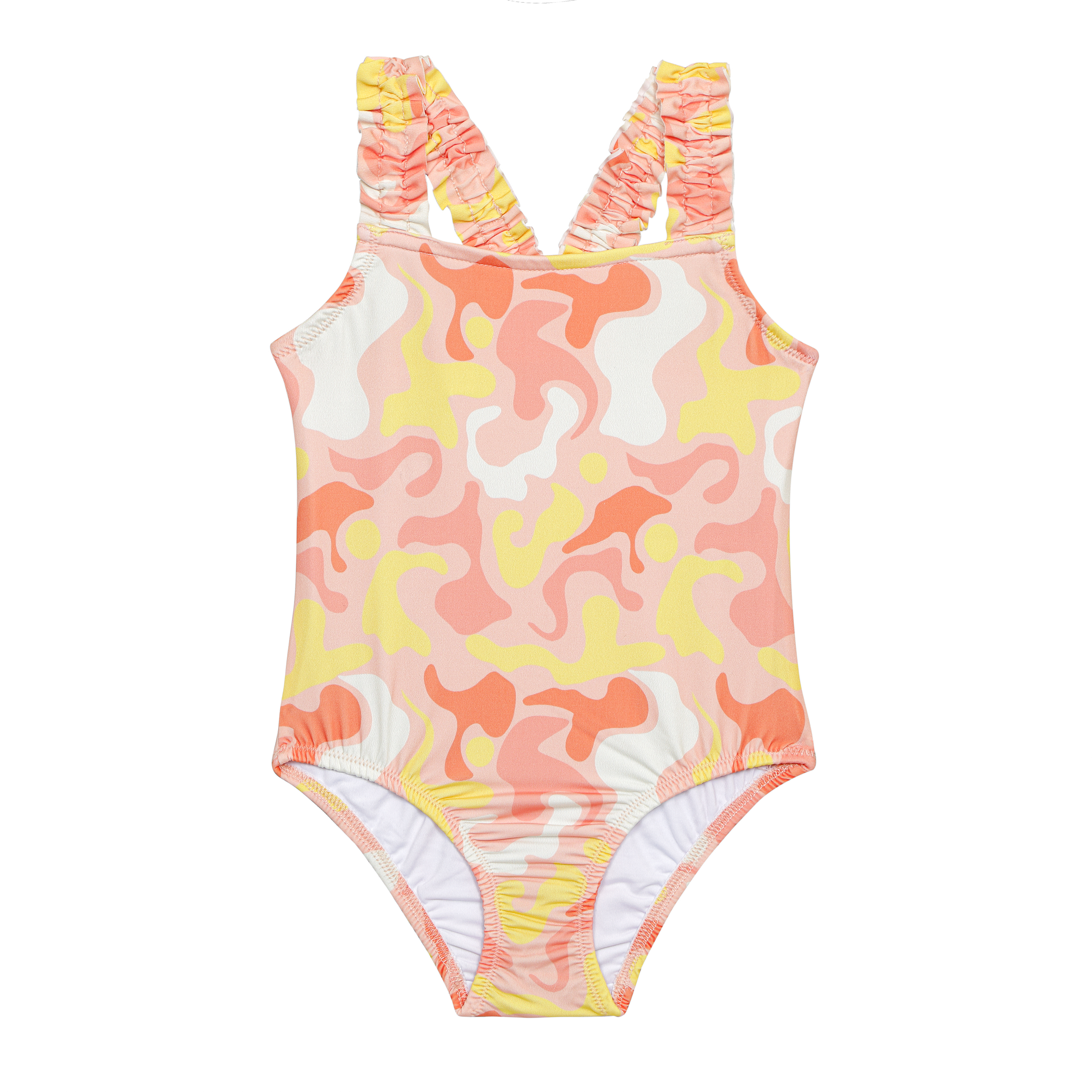 Smocked Swimsuit- Sunset Feeling