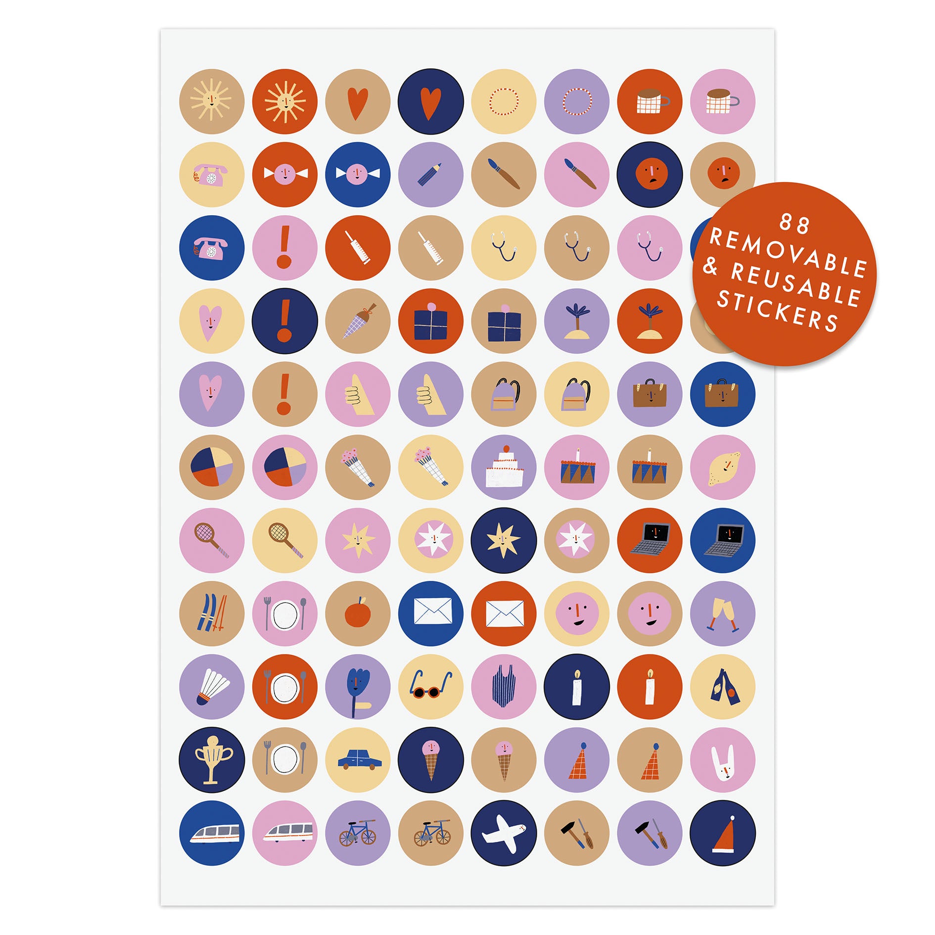 Familiekalender “Pony’s en picknick” 2026 incl. poster + 88 stickers