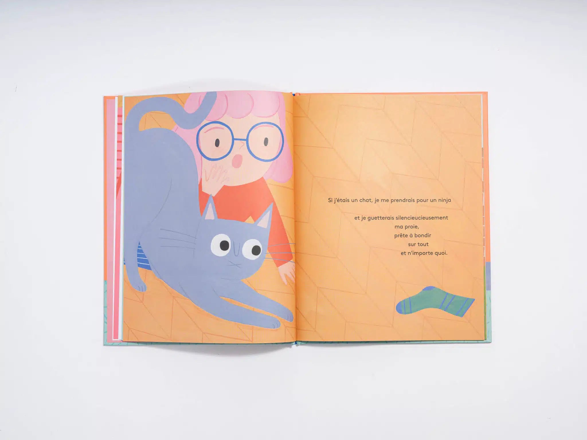 Boekontwerp en grafiek voor kinderen - Ik wou dat ik een kat was