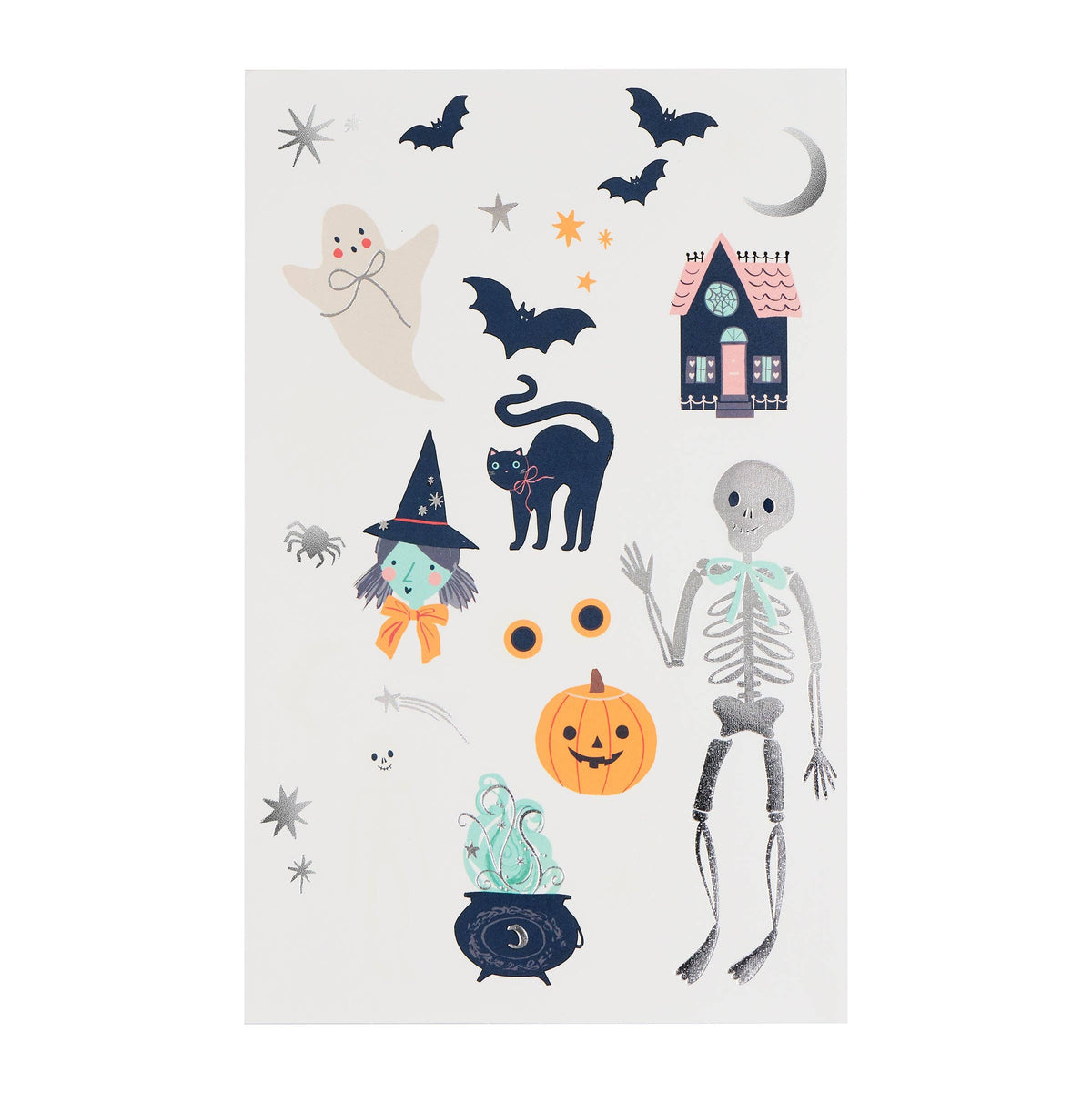 Halloween Icons Temporary Tattoos