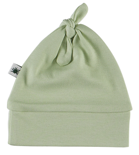 100% Organic Cotton Baby Hat- Green