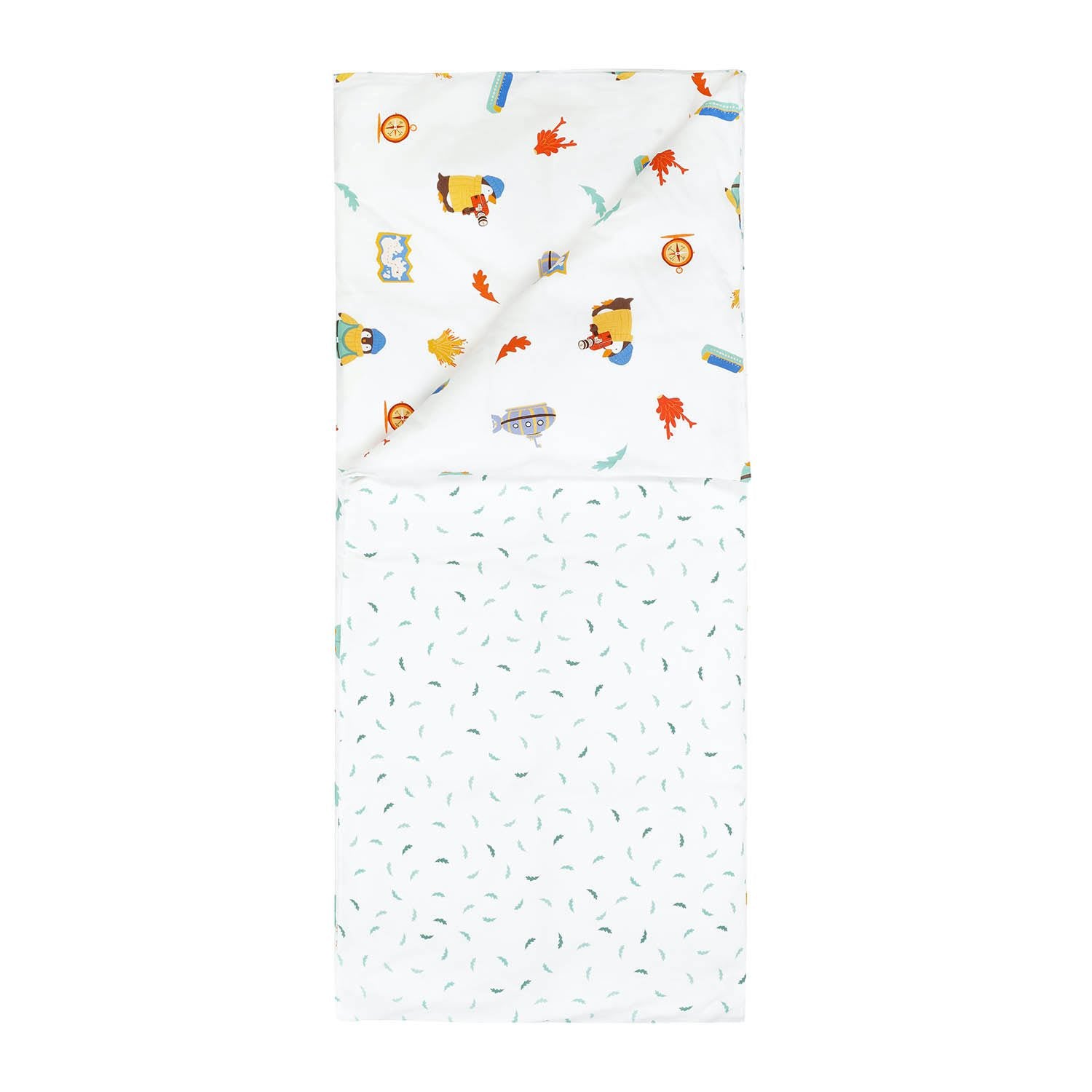Baby Duvet Cover & Pillow Case – Penguin, The Adventurer