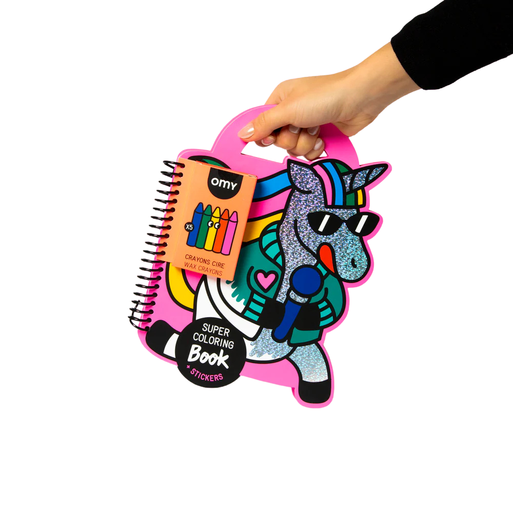 Super Coloring & Stickers Book - Lily