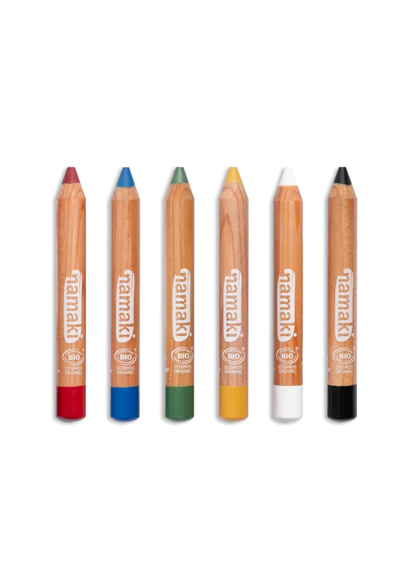 Make-up Jumbo Pencils Set- 6 Colors Rainbow