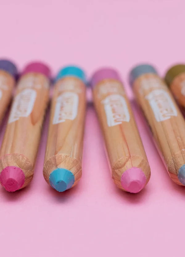 Make-up Jumbo Pencils Set- 6 Colors Enchanted Worlds