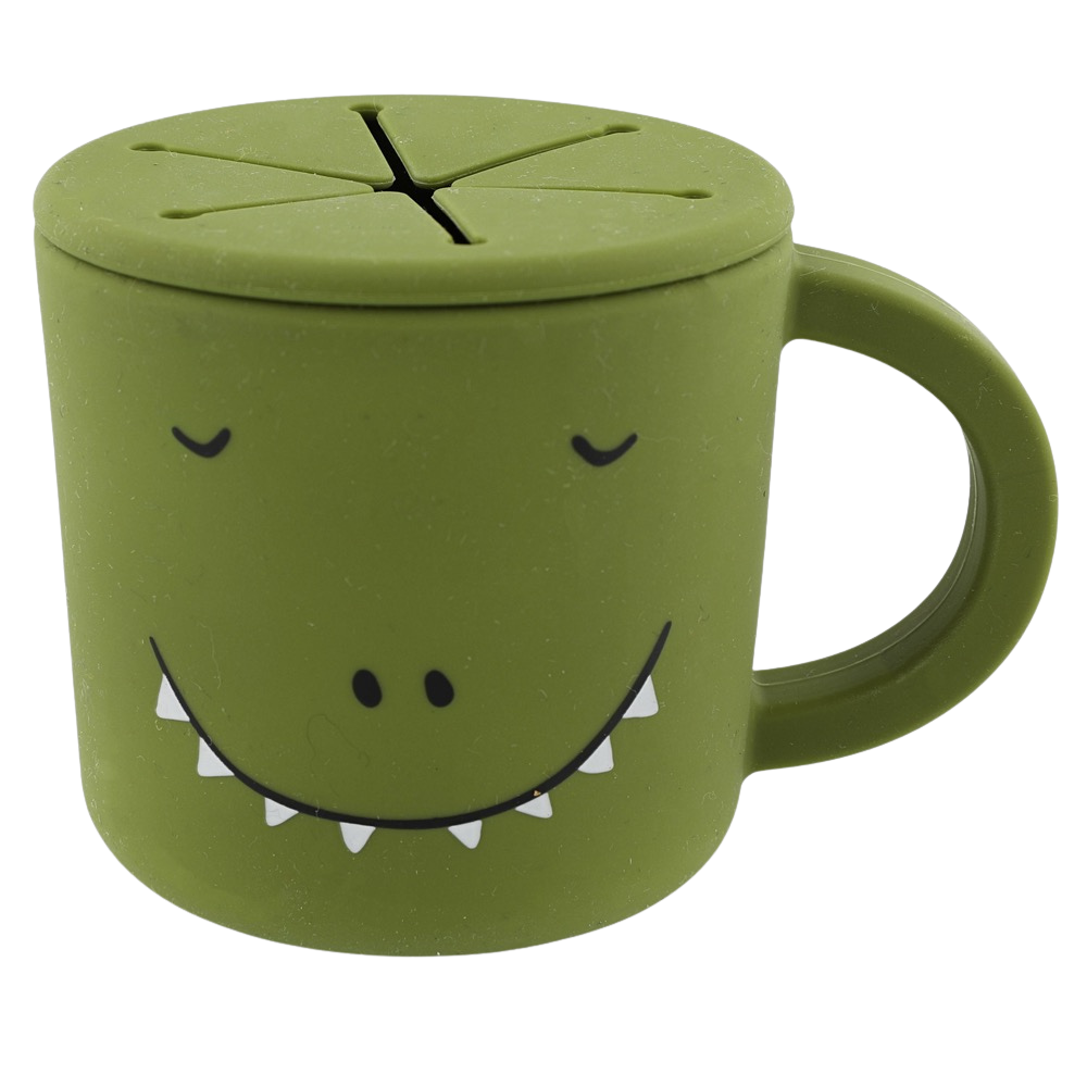 Silicone snack cup - Mr. Dino