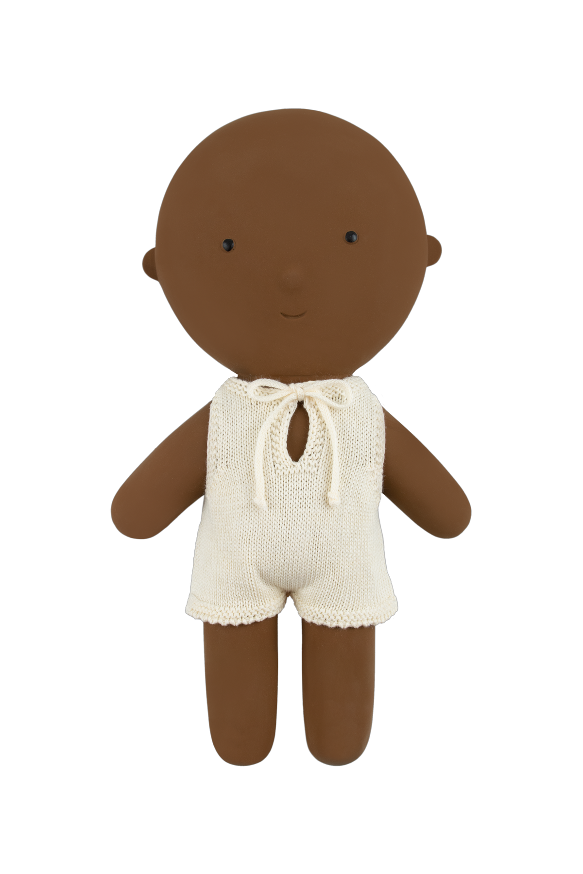 Gommu Baby - Natural Rubber Baby Doll, Almond