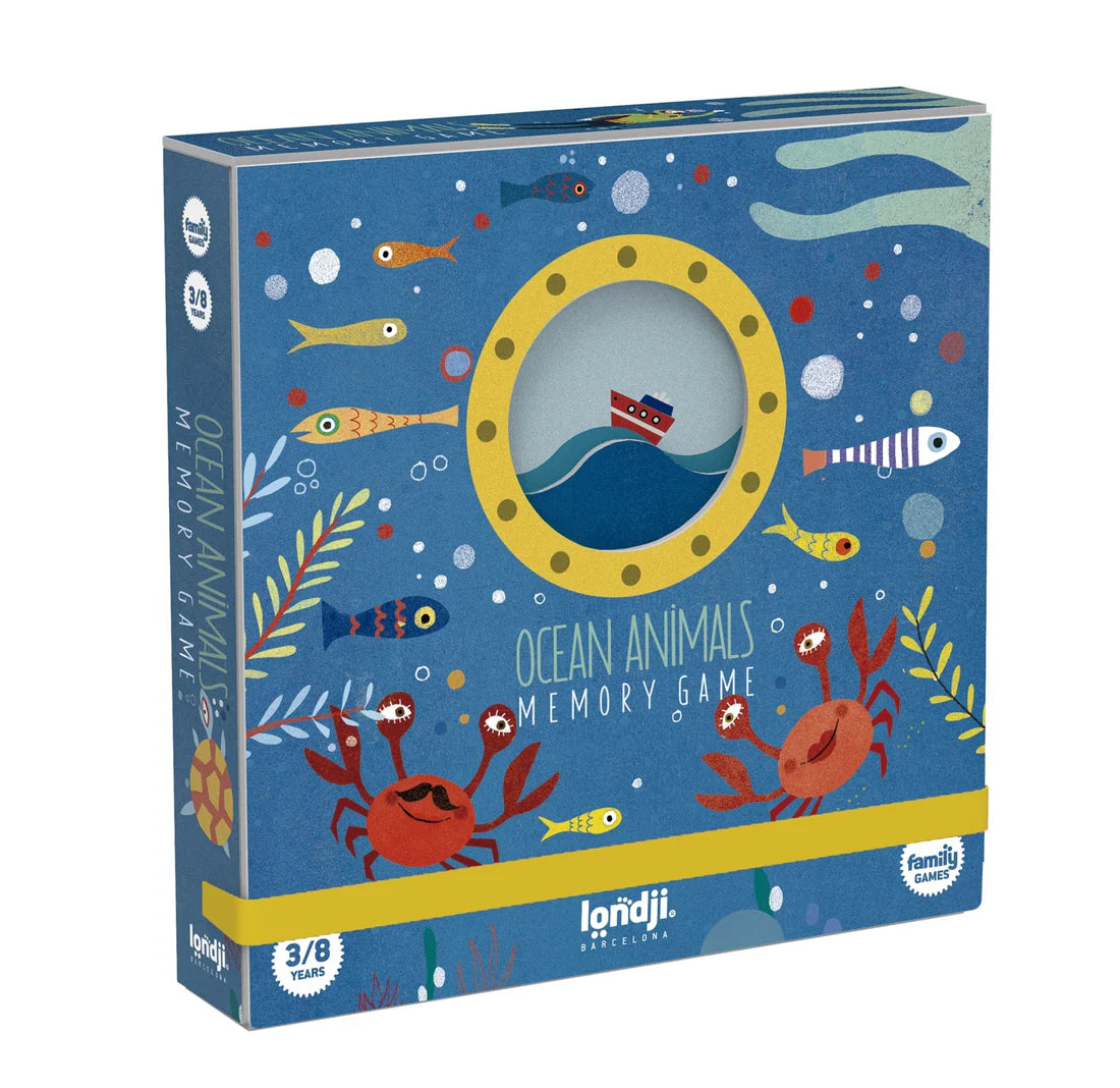 Ocean Animals Memory Cards