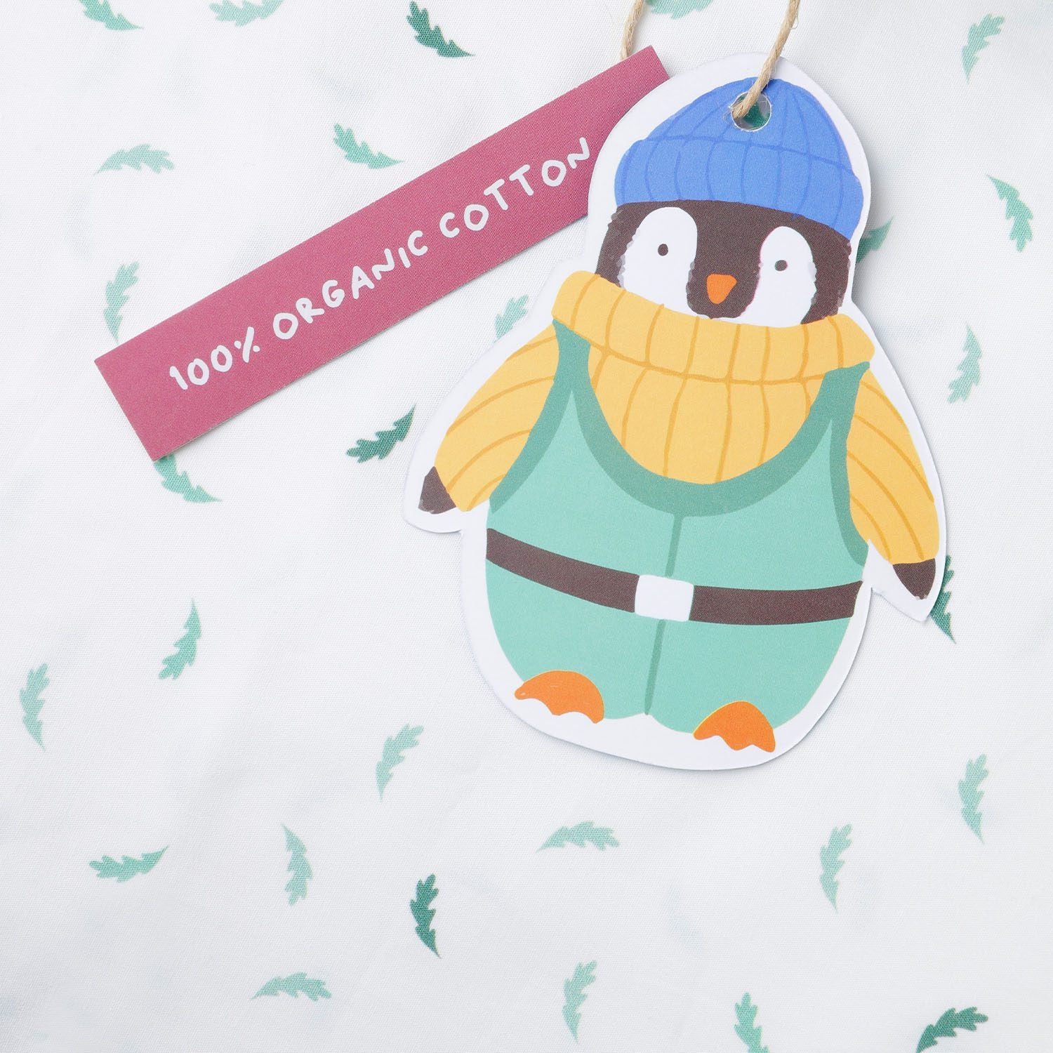 Kids Duvet Cover & Pillow Case – Penguin, The Adventurer