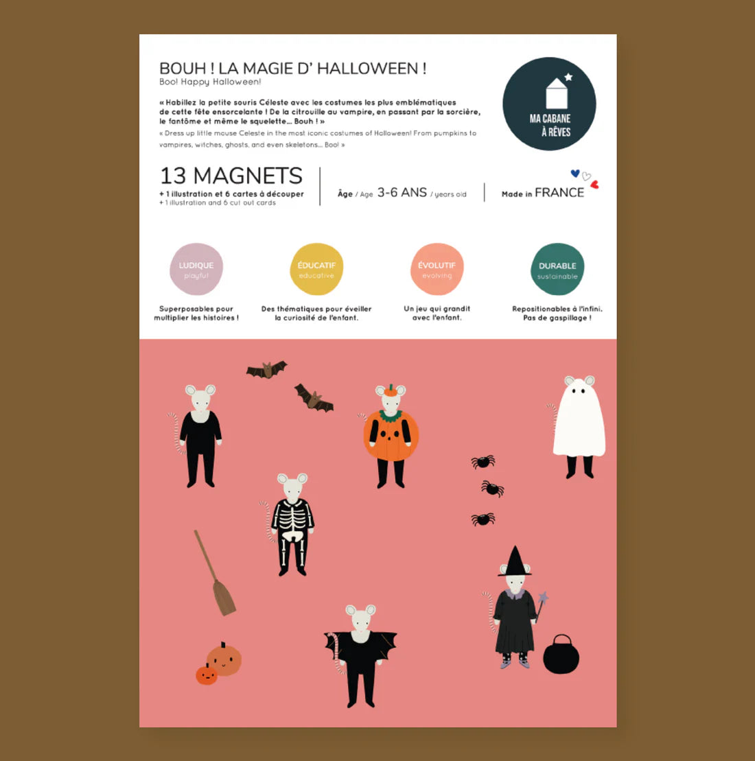 Magnetisch spel BOO! De magie van Halloween