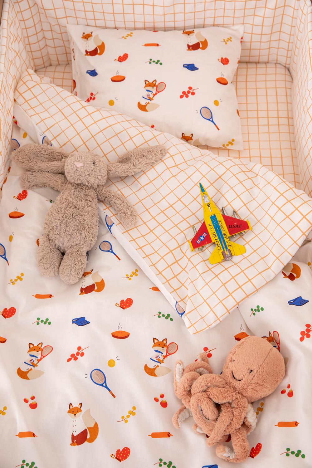 Kids Duvet Cover & Pillow Case – Fox, The Gourmet