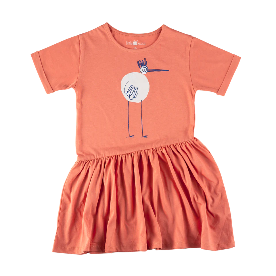 Robe en jersey léger - Rose terracotta