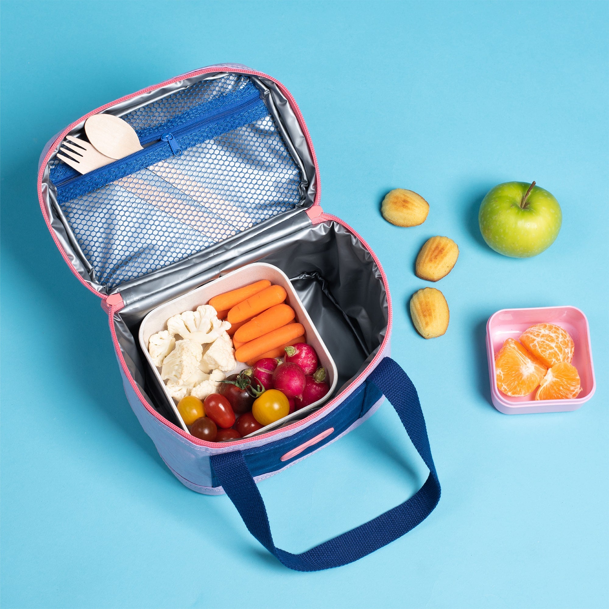 ECO-FRIENDLY INSULATED LUNCH BAG – LILAC “LILO”