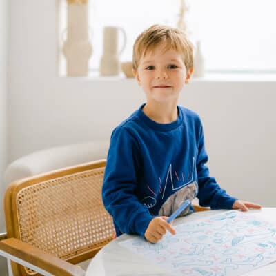 REUSABLE EDUCATIONAL MAT: The letters of the ALPHABET