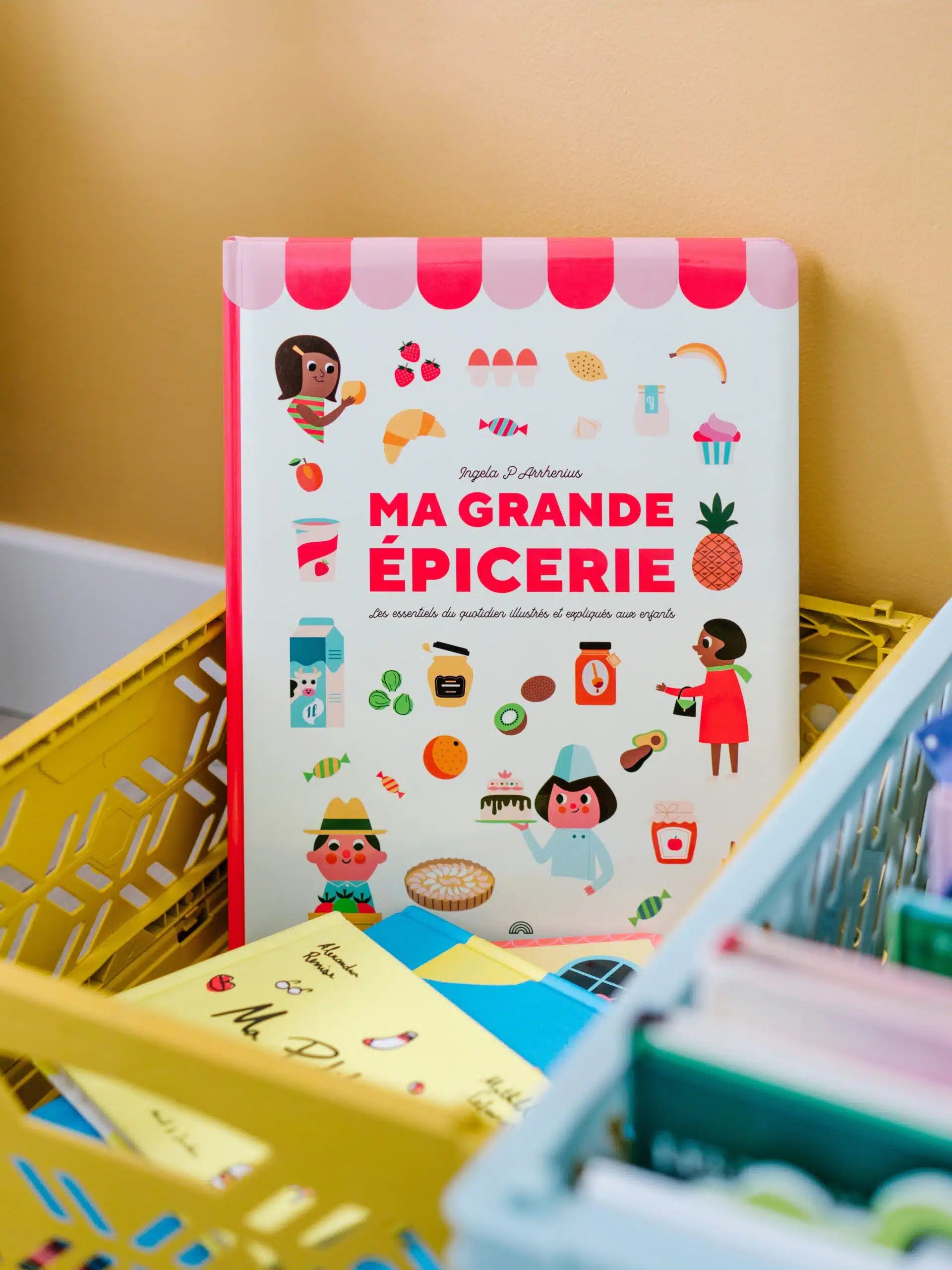 Livre éducatif pour enfants - Ma grande épicerie