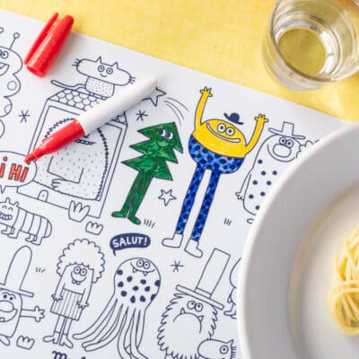 The Schoumks Mini Coloring Placemat