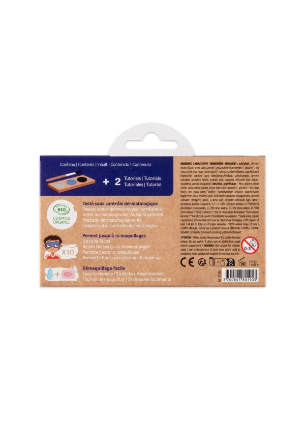 Face painting palette 3 colors - Knight & Superhero