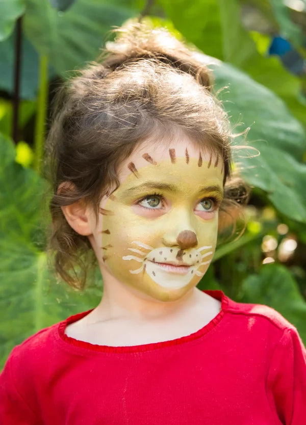 Face painting palette 3 colors - Lion & Giraffe