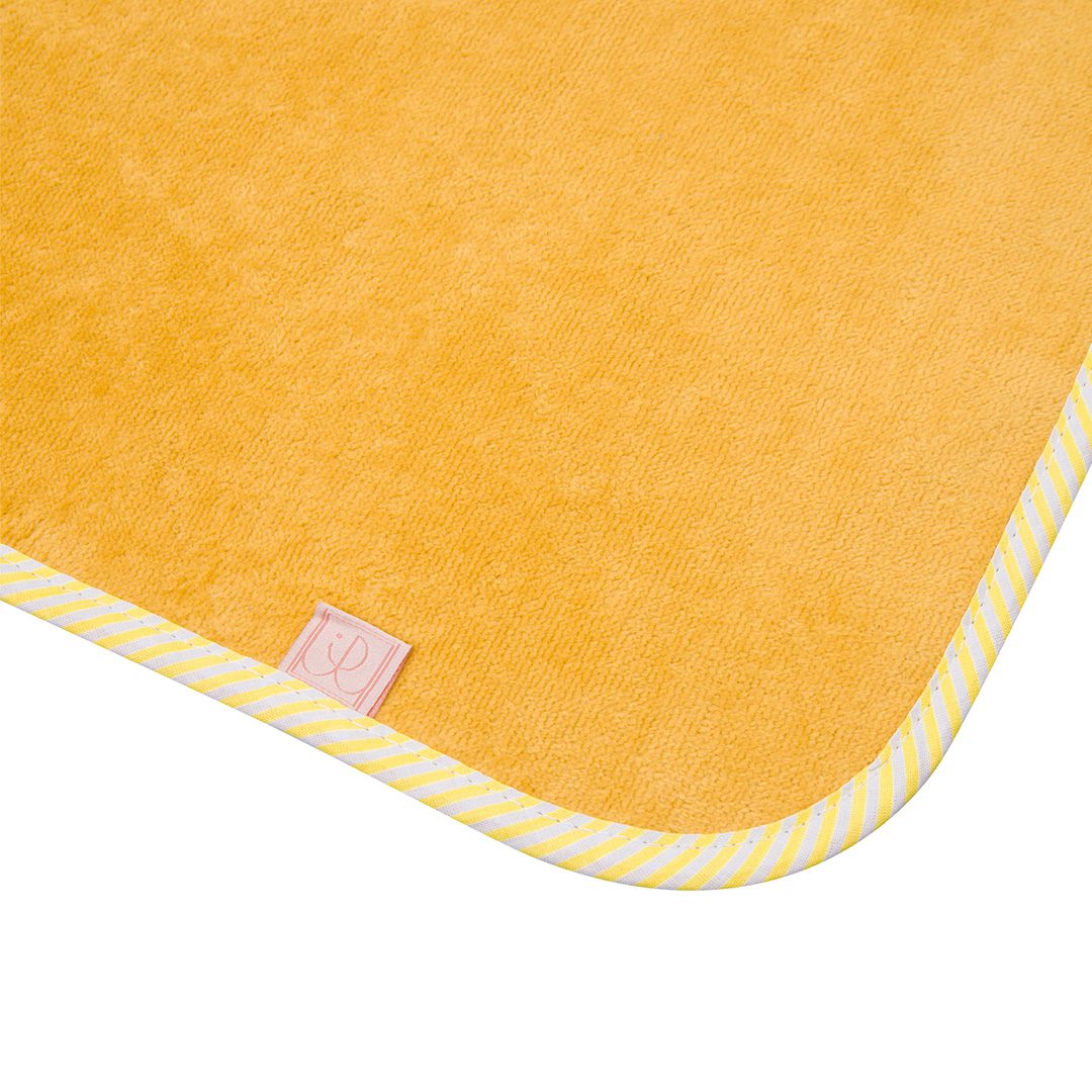 Serviette à capuche Mini Plouf (Safran)