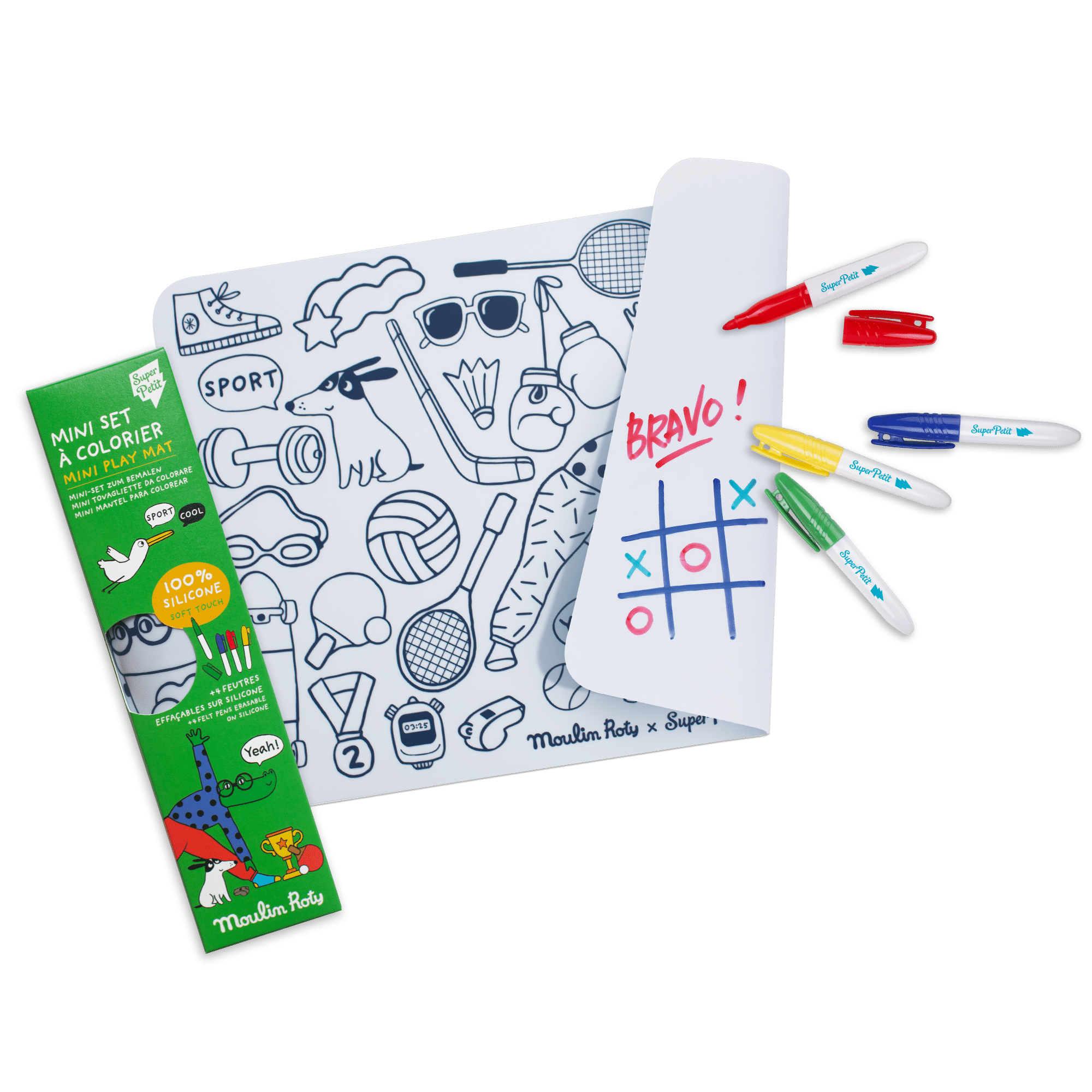 The Loufoques Mini Coloring Placemat