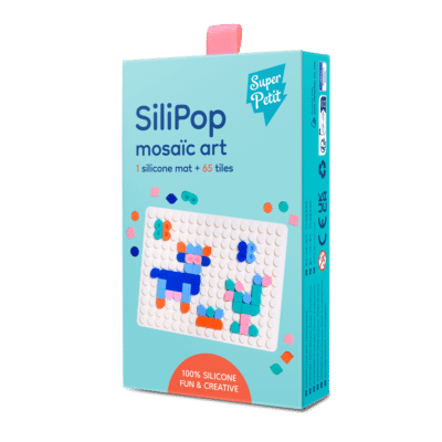 SILIPOP WHITE – CREATIVE POP-ON MOSAIC GAME