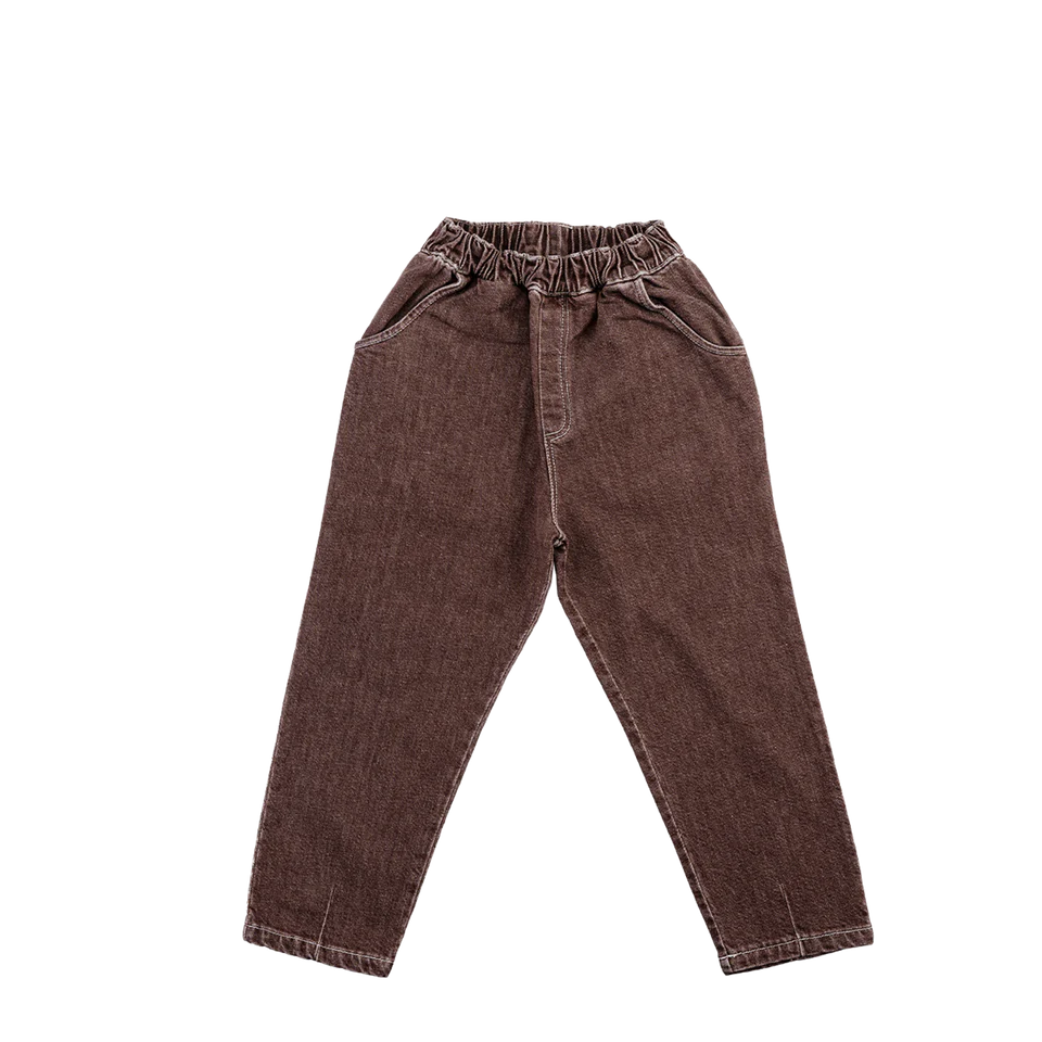 Slouchy Canvas Broek - Antraciet
