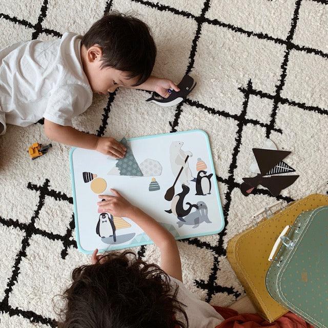 Tableau blanc magnétique Cabane Opaline