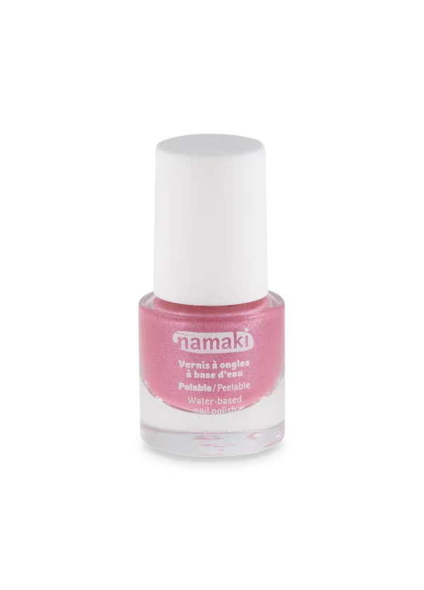 Water-based nail polish- Glitter Pink
