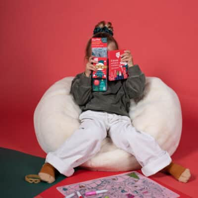 REUSABLE COLOURING MAT: CHRISTMAS VILLAGE